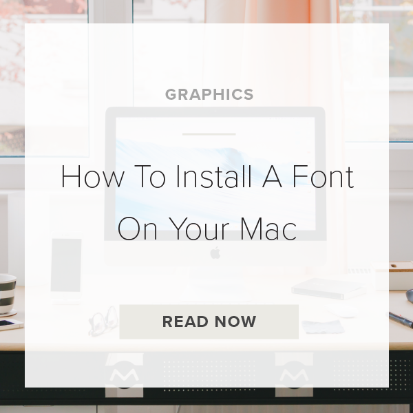 install font on mac