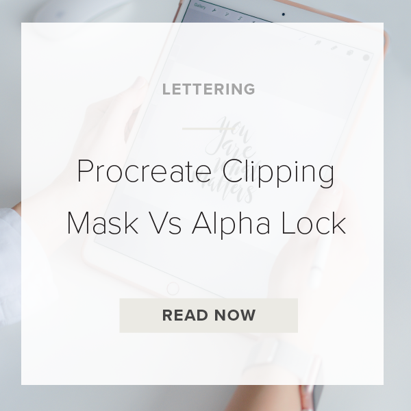 procreate clipping mask alpha lock