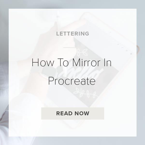 How To Mirror Artwork In Procreate, How To Mirror The Screen In Procreate