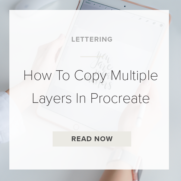 copy multiple layers procreate