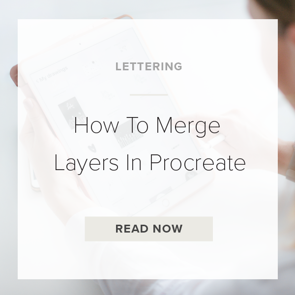 merge layers procreate