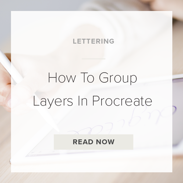 group layers procreate
