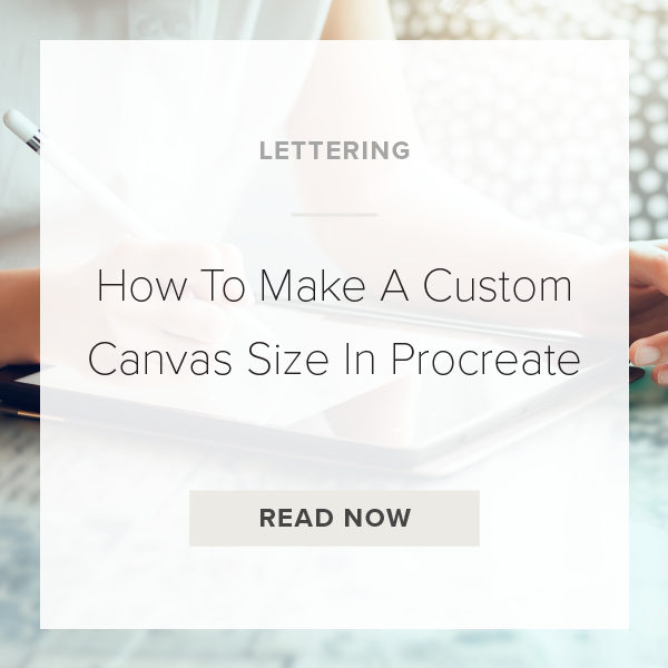 custom canvas size procreate