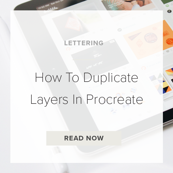 duplicate layers procreate