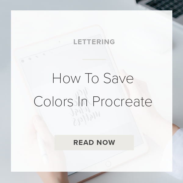 save color procreate