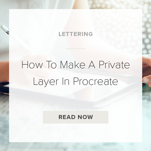Procreate Private Layer