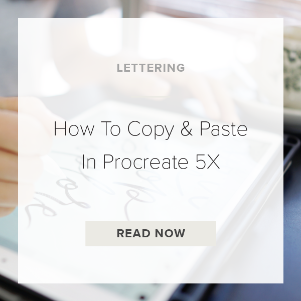 Procreate 5X Copy & Paste