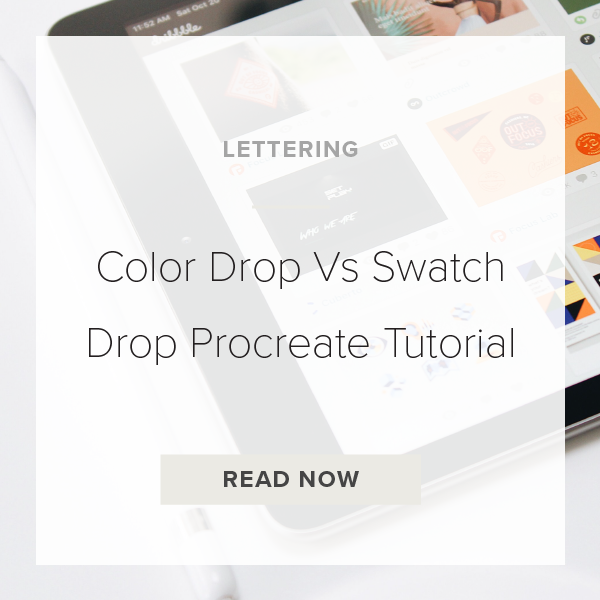 Procreate Color Drop Swatch Drop